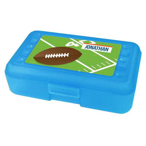 Football Fan Personalized Pencil Box