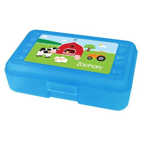 A Day in the Farm Personalized Pencil Box