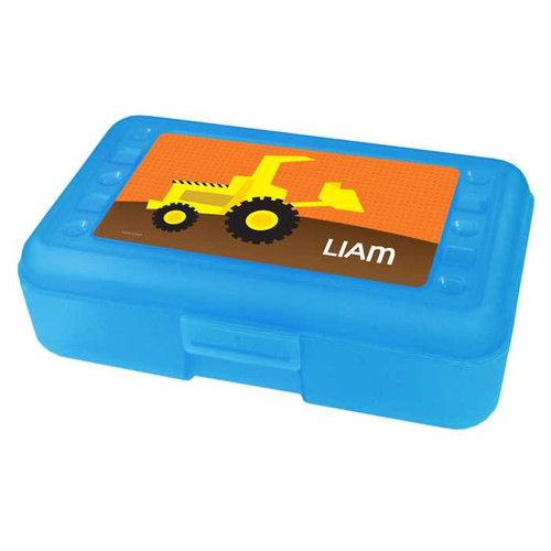 Fun Tractor Personalized Pencil Box