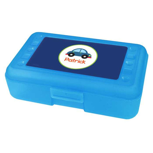 Cute Little Car Personalized Pencil Box