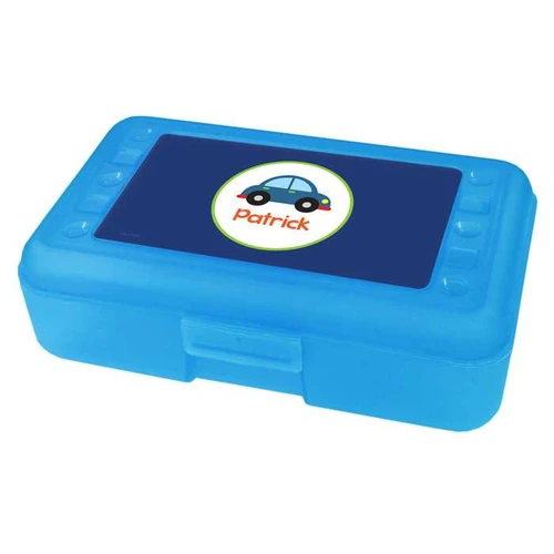 Cute Little Car Personalized Pencil Box