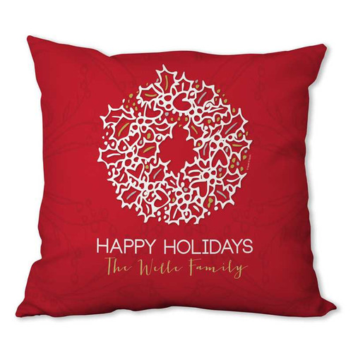 Xmas Elegance Personalized Pillow