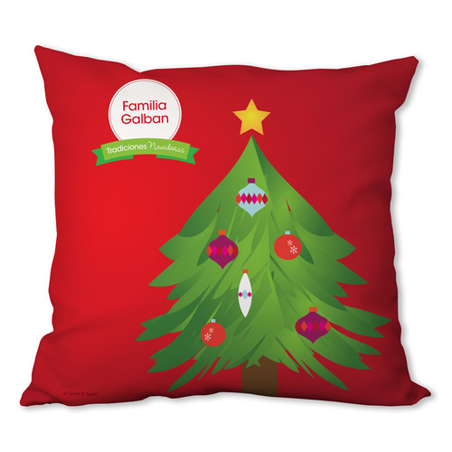 La Tradicion de el Arbol Personalized Pillow