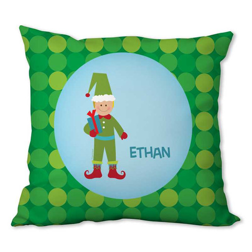 Cute Elf (Boy) Personalized Pillow