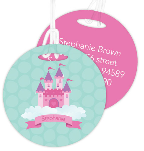 A Castle In The Sky Luggage Tags For Kids