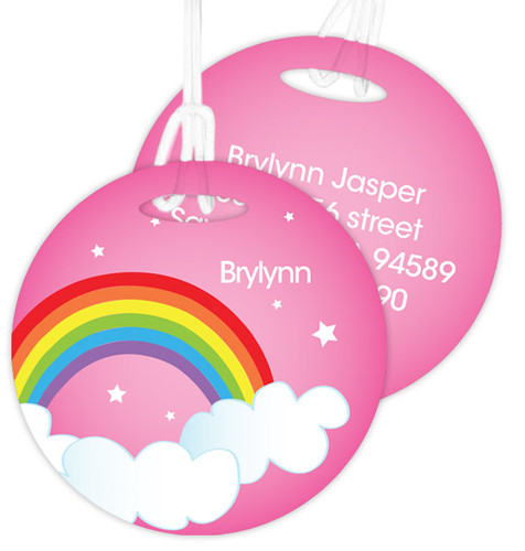 Dreamy Rainbow Kids Luggage Tags