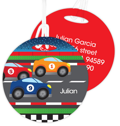 Race To Finish Kids Bag Tags