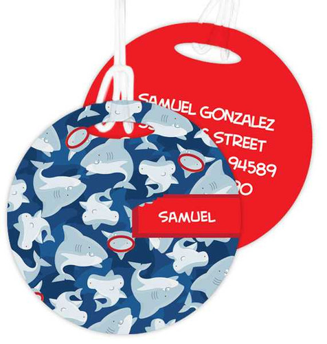 Bite Them Back Kids Bag Tags