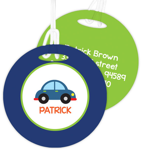 Cute Little Car Luggage Tags For Kids