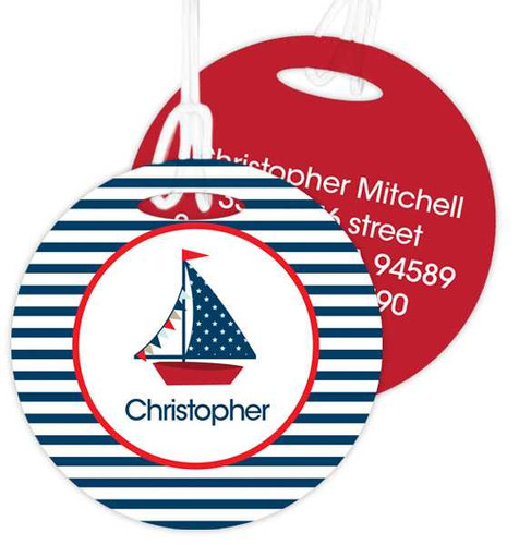 Set Sail Kids Luggage Tags