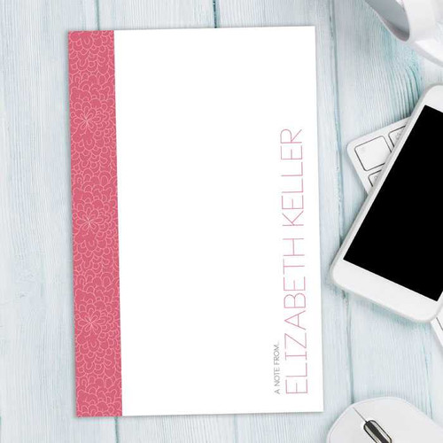 Sweet Flowers Custom Notepad