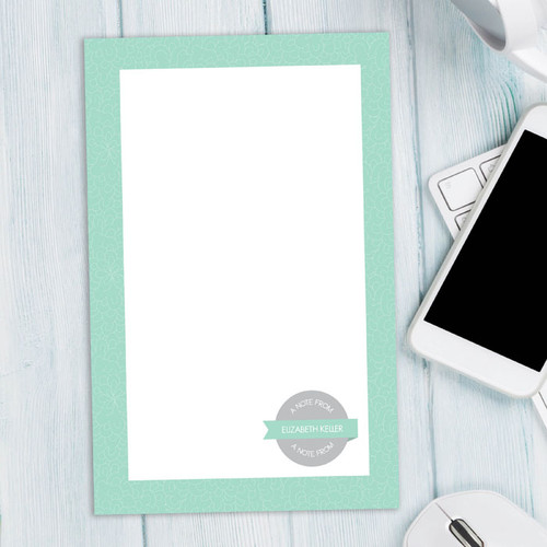 Fantastic Chunky Notepad for Teacher | Sweet Flowers Square