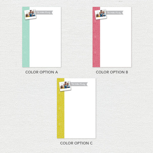 Sweet Flowers Photo Custom Notepad