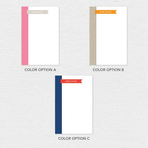 Up and Down Flag Custom Notepad