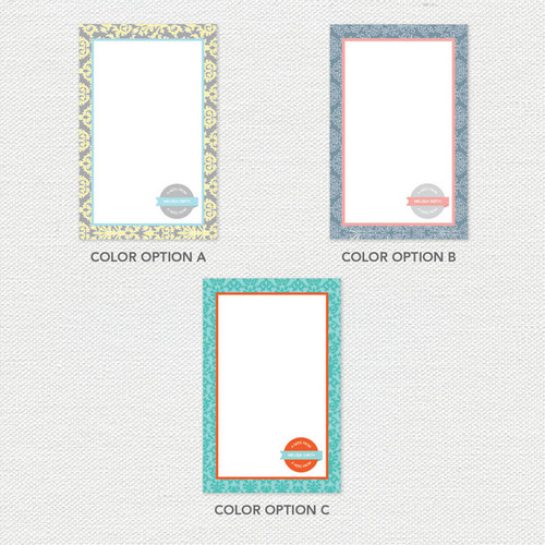 Victorian Ways Sqaure Custom Notepad