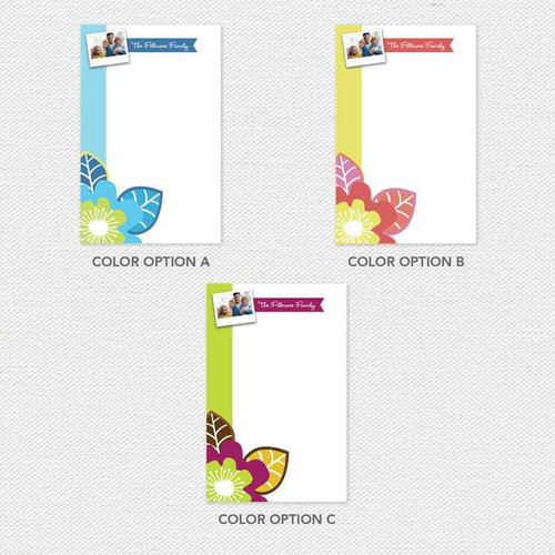 Bold Beauty Photo Custom Notepad