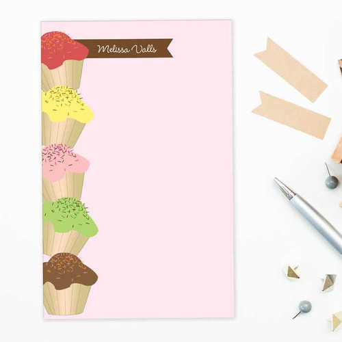 Classic Letter Notepad | Yummy Treats Border