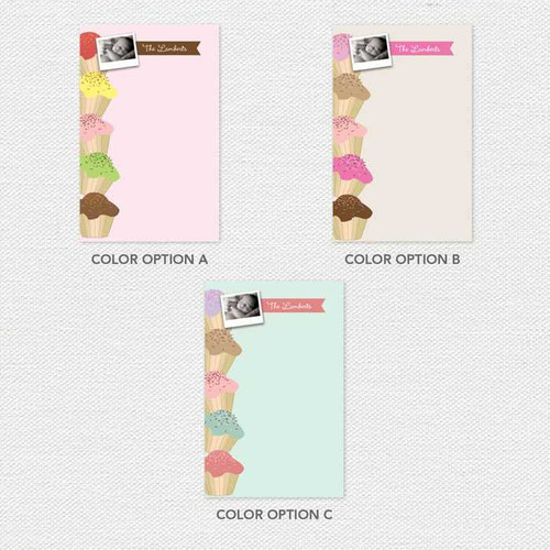 Yummy Treats Photo Custom Notepad