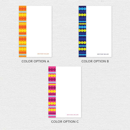 Simply Dots Custom Notepad