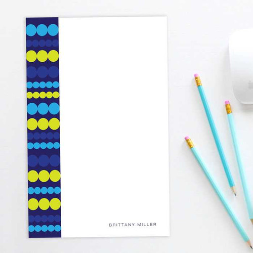 Simply Dots Custom Notepad