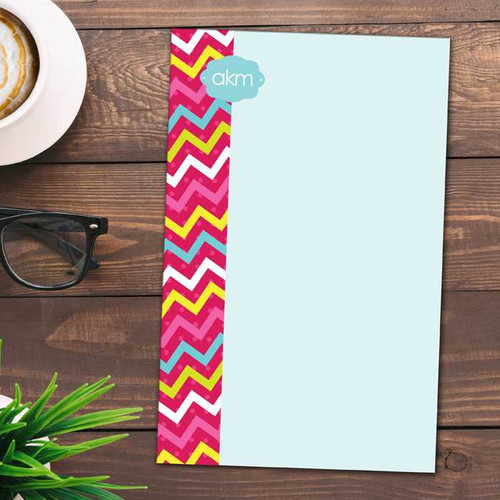 Mix Chevrons Custom Notepad