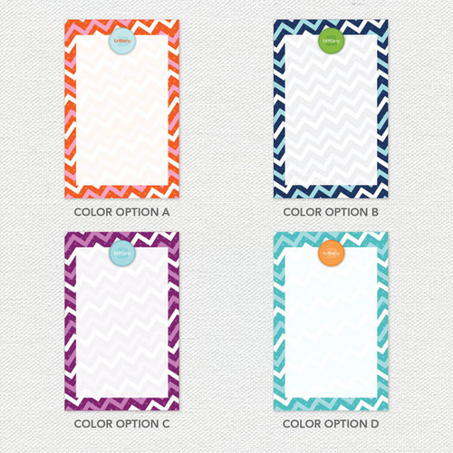 Mod Chevrons Custom Notepad