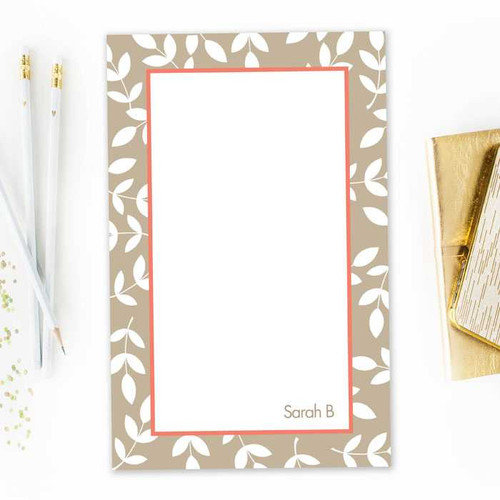 Leafy Bunch Custom Notepad