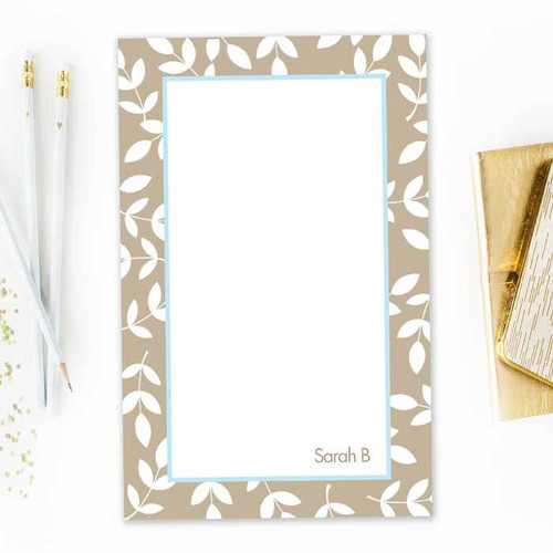Leafy Bunch Custom Notepad