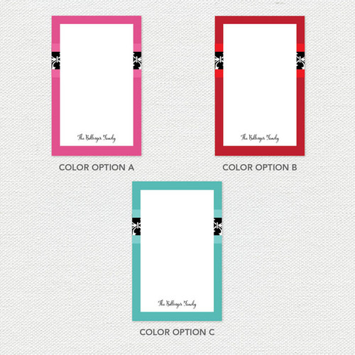 Victorian Bold Style Custom Notepad