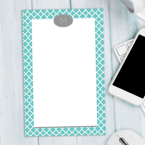 Gorgeous Custom Lined Notepads | Quatrefoil Beauty