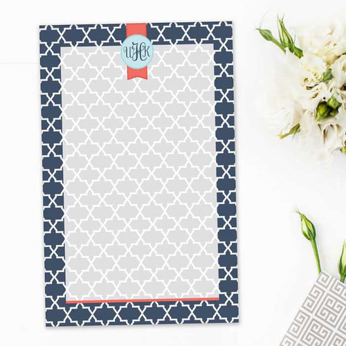 Simple Geometry Custom Notepad