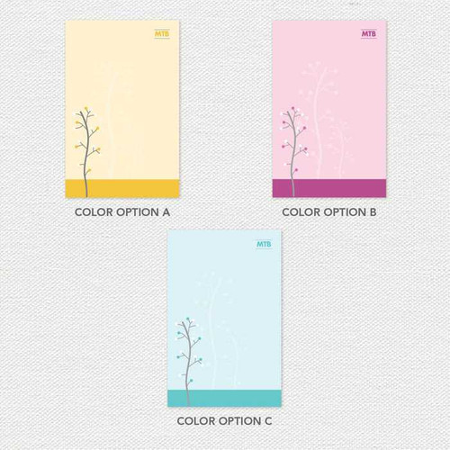 Modern Thin Tree Custom Notepad