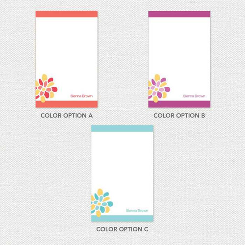 A Sweet Bloom Custom Notepad