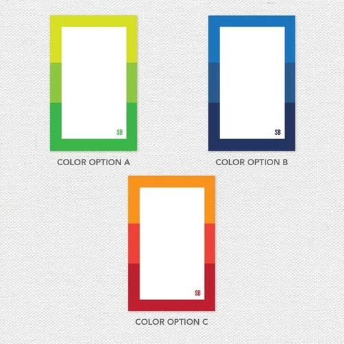 Shades of Color Custom Notepad
