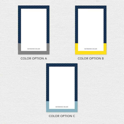 Herringbone Mood Custom Notepad