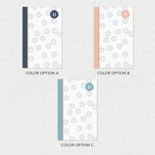 Spinning Circles Custom Notepad