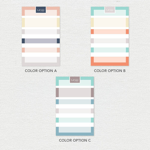 Array of Stripes Custom Notepad