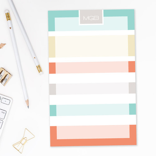 Array of Stripes Custom Notepad