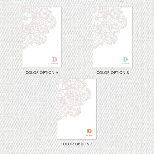 Sweet Embroidery Custom Notepad