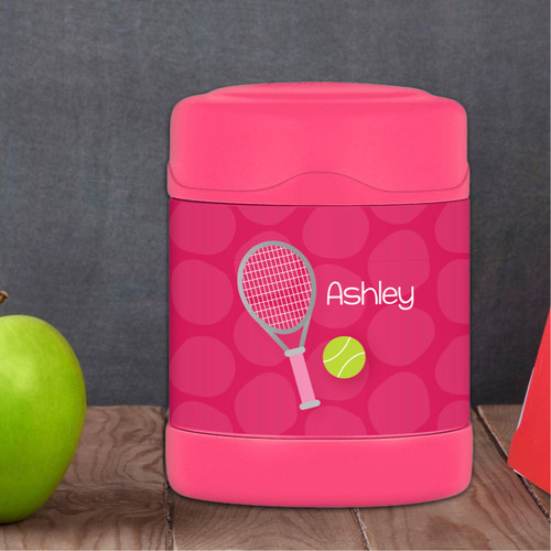 Tennis Fan Girl Thermos Food Jar