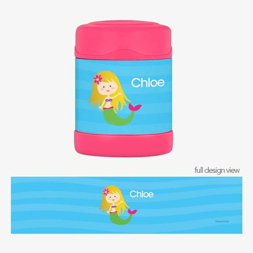 Cute Mermaid Thermos Food Jar