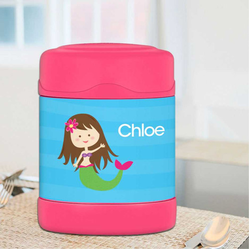 Cute Mermaid Thermos Food Jar