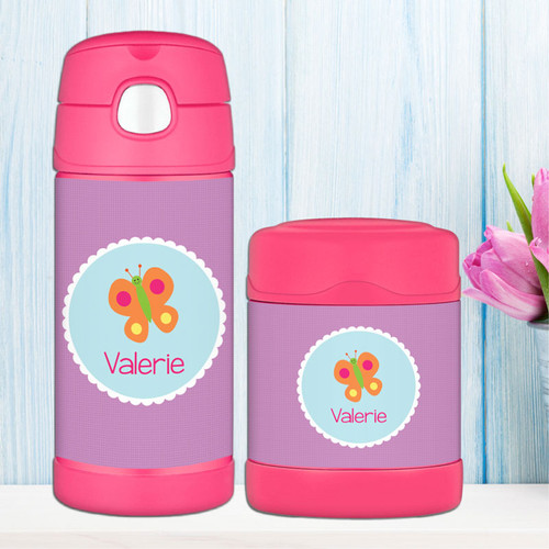 Sweet Butterfly Thermos Food Jar