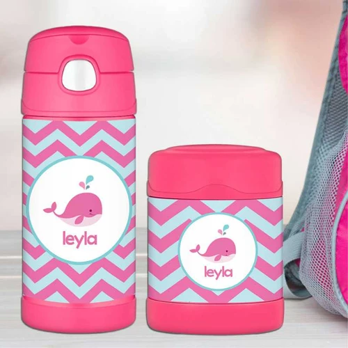 Sweet Pink Whale Thermos Food Jar