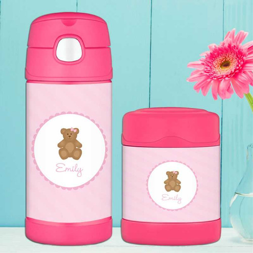 A Sweet Teddy Bear Thermos Food Jar