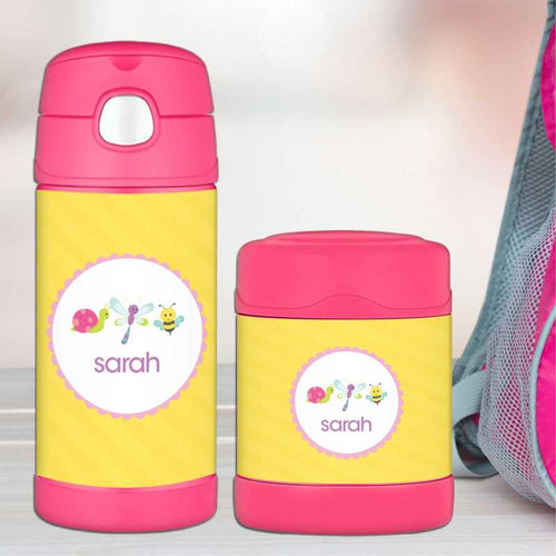 Three Sweet Little Bugs Thermos Food Jar