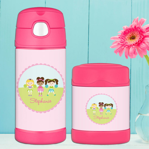 Three Cheerleaders Thermos Food Jar