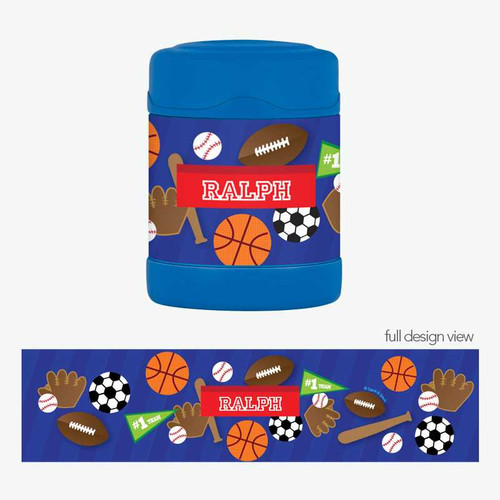 My Love for Sports Thermos Food Jar
