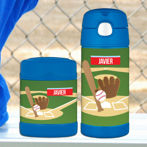 Baseball Fan Thermos Food Jar