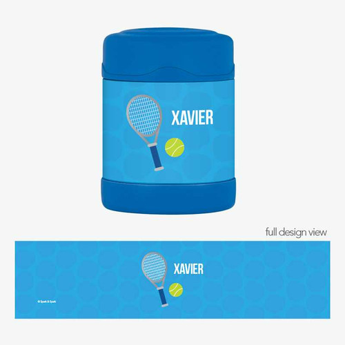 Tennis Fan Boy Thermos Food Jar